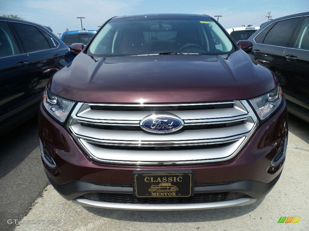 2018 Edge SEL AWD - Burgundy Velvet / Ebony photo #2