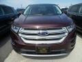 2018 Burgundy Velvet Ford Edge SEL AWD  photo #2