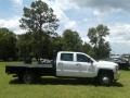 Summit White - Silverado 3500HD Work Truck Crew Cab 4x4 Chassis Photo No. 6