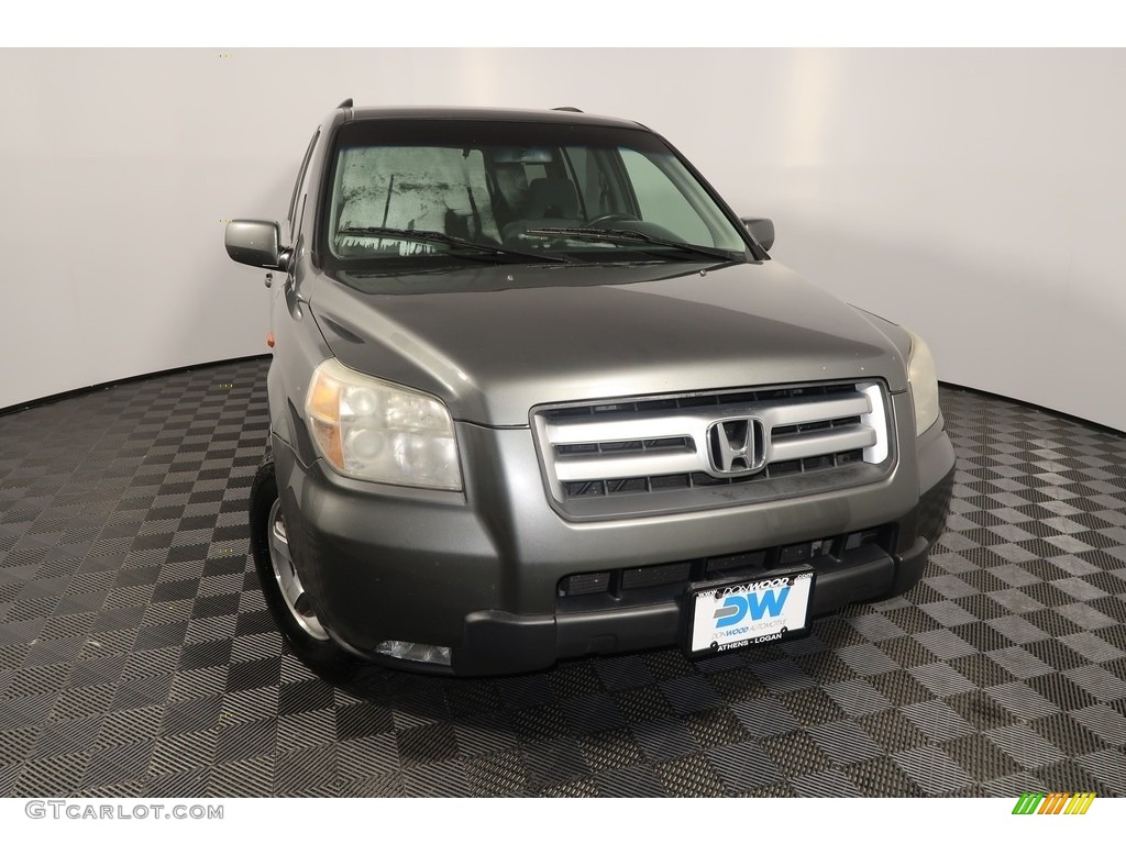 2007 Pilot EX 4WD - Nimbus Gray Metallic / Gray photo #5