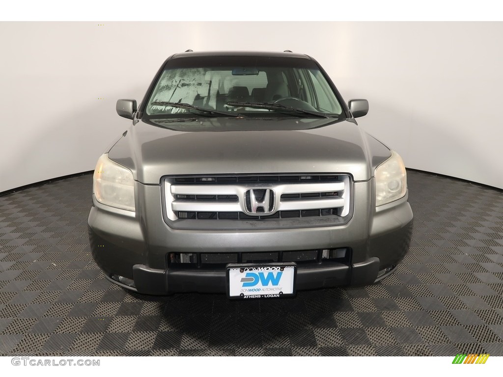 2007 Pilot EX 4WD - Nimbus Gray Metallic / Gray photo #6
