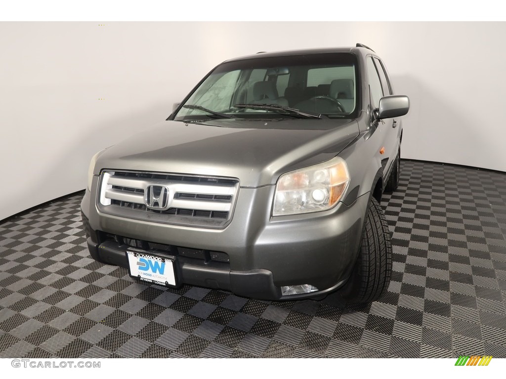 2007 Pilot EX 4WD - Nimbus Gray Metallic / Gray photo #7