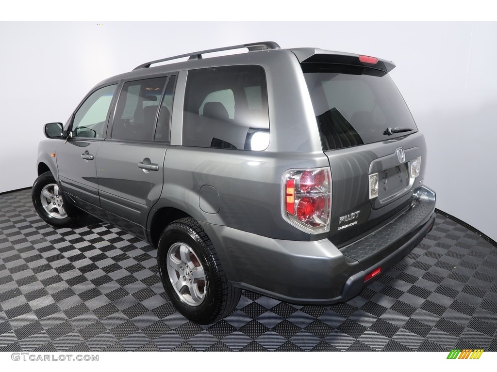 2007 Pilot EX 4WD - Nimbus Gray Metallic / Gray photo #9