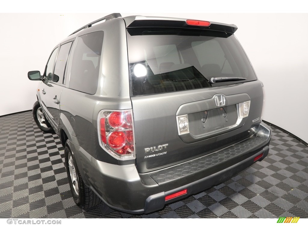 2007 Pilot EX 4WD - Nimbus Gray Metallic / Gray photo #10