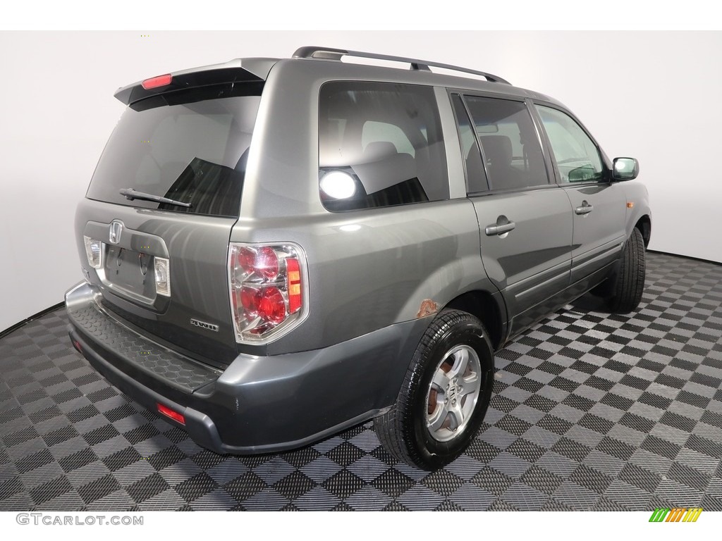 2007 Pilot EX 4WD - Nimbus Gray Metallic / Gray photo #13