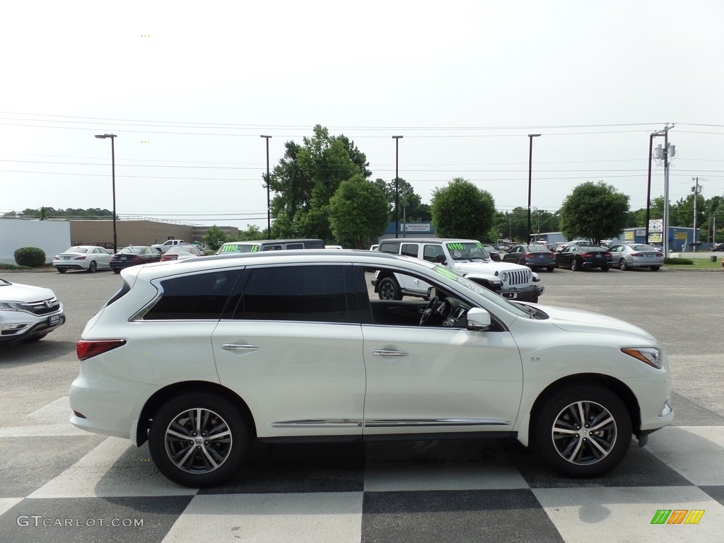 Majestic White 2018 Infiniti QX60 3.5 AWD Exterior Photo #127789254