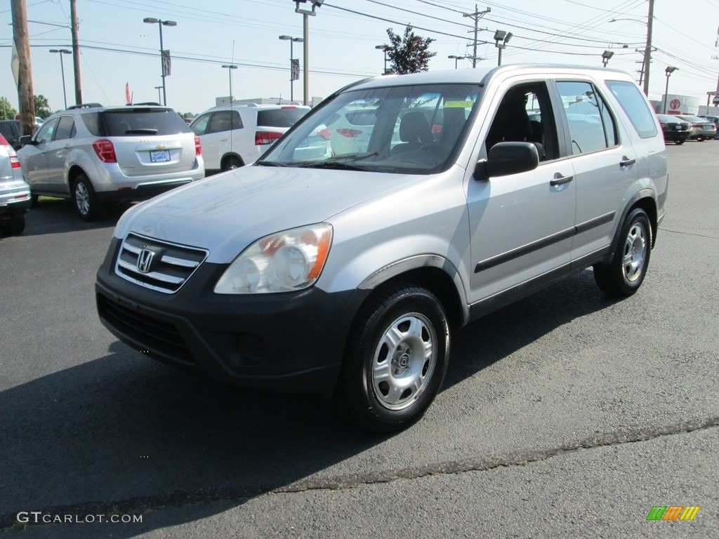 2005 CR-V LX 4WD - Satin Silver Metallic / Black photo #2