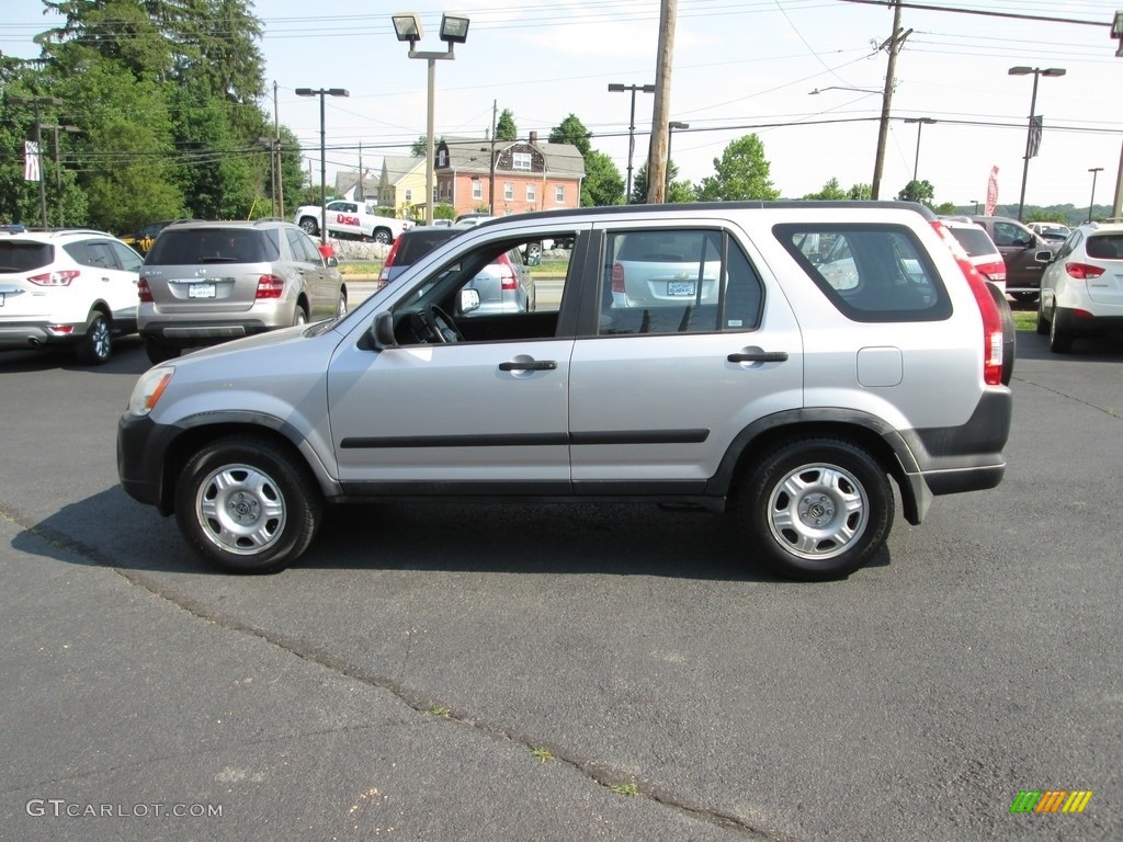 2005 CR-V LX 4WD - Satin Silver Metallic / Black photo #9