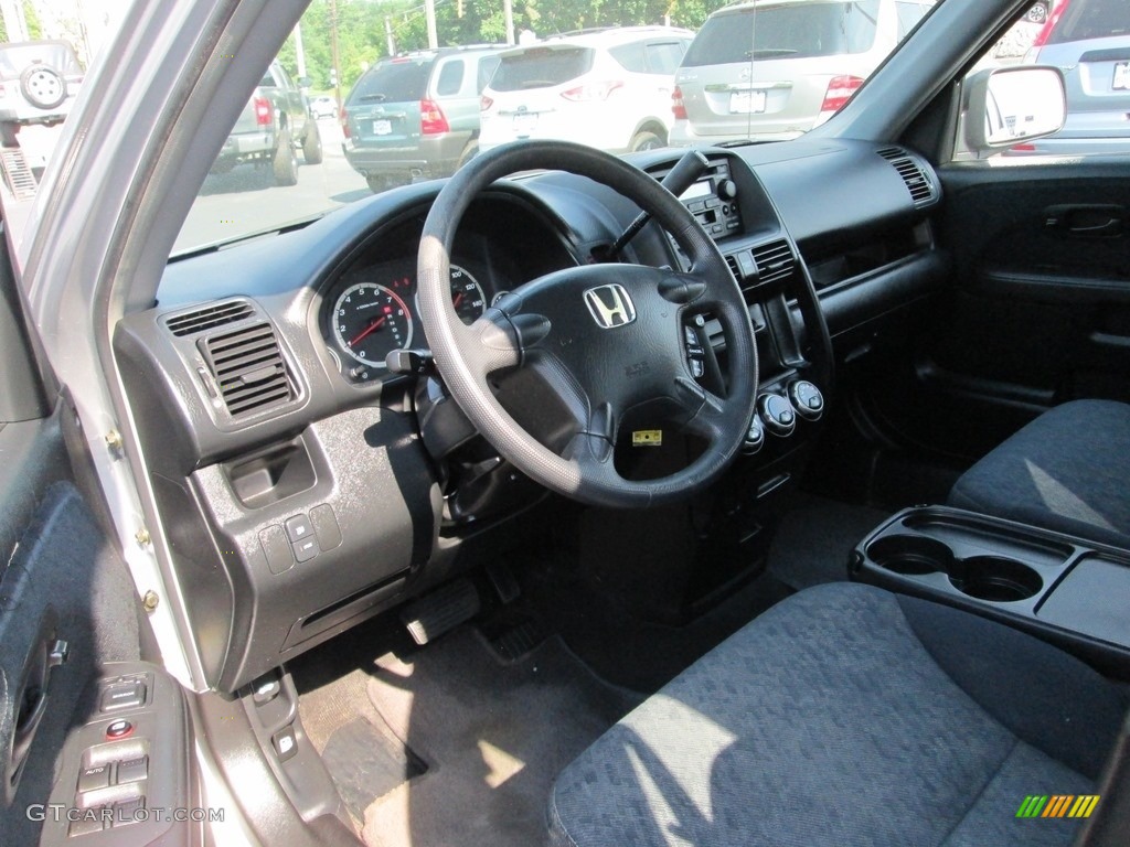 2005 CR-V LX 4WD - Satin Silver Metallic / Black photo #11