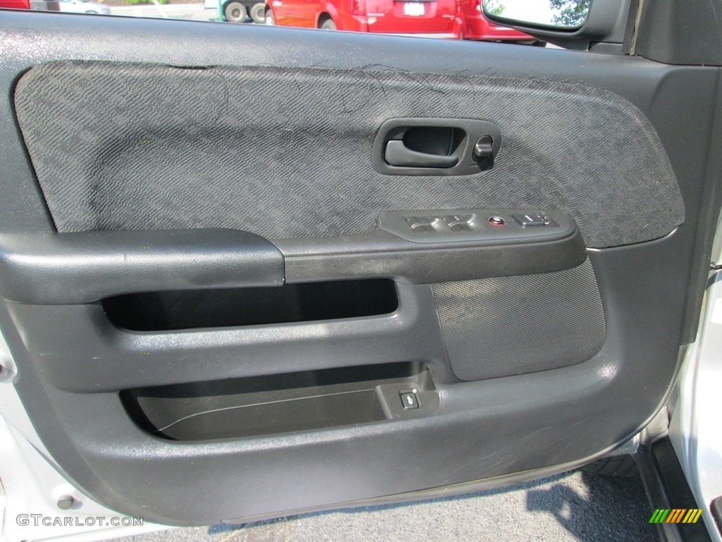 2005 CR-V LX 4WD - Satin Silver Metallic / Black photo #13