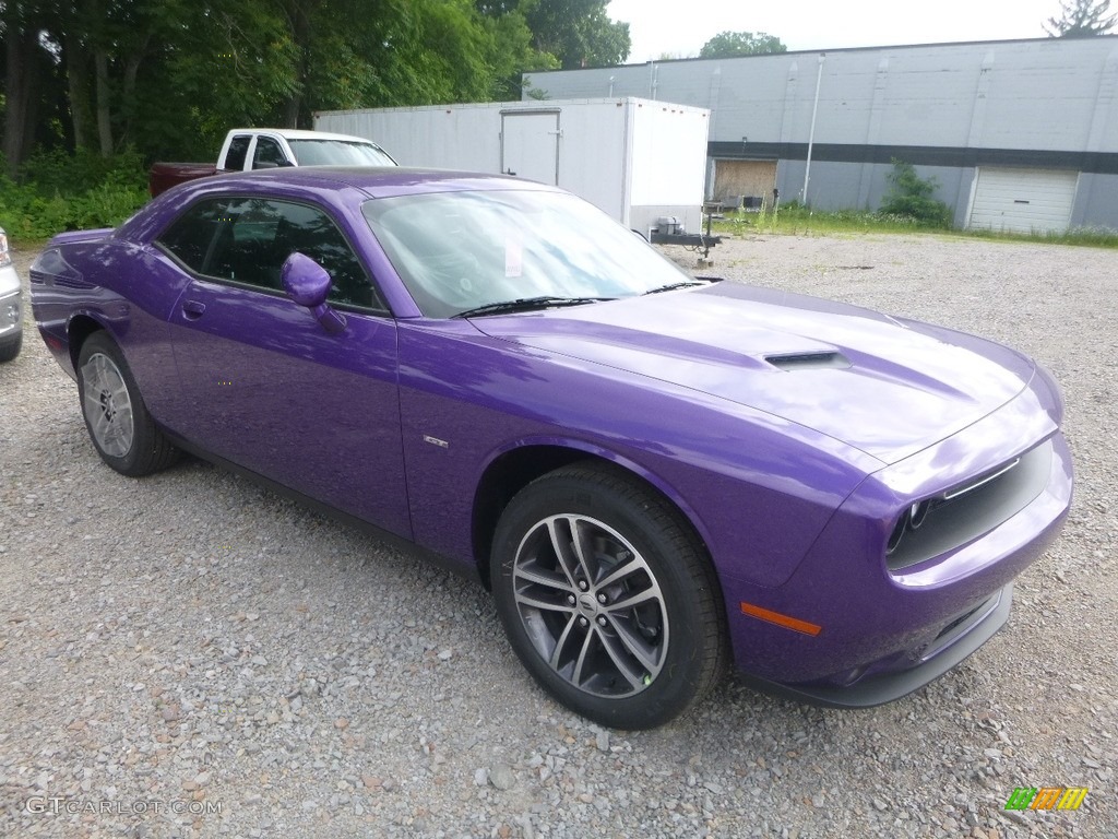 Plum Crazy Pearl 2018 Dodge Challenger GT AWD Exterior Photo #127792712