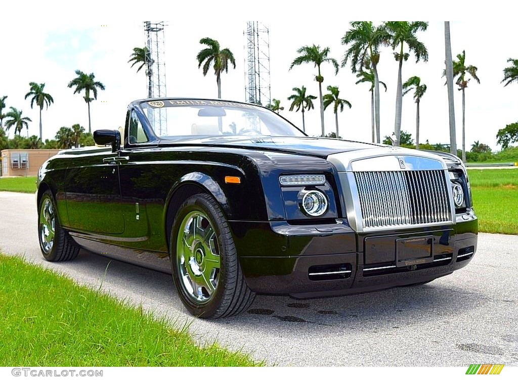 Diamond Black 2008 Rolls-Royce Phantom Drophead Coupe Standard Phantom Drophead Coupe Model Exterior Photo #127792883