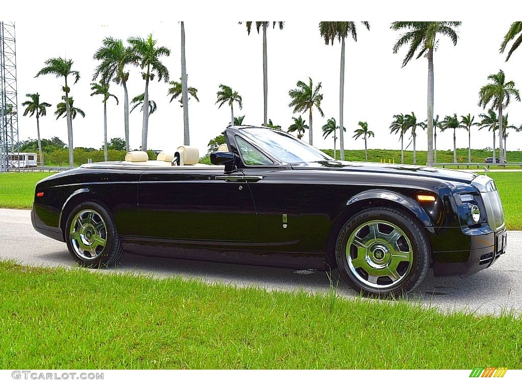 Diamond Black 2008 Rolls-Royce Phantom Drophead Coupe Standard Phantom Drophead Coupe Model Exterior Photo #127793099