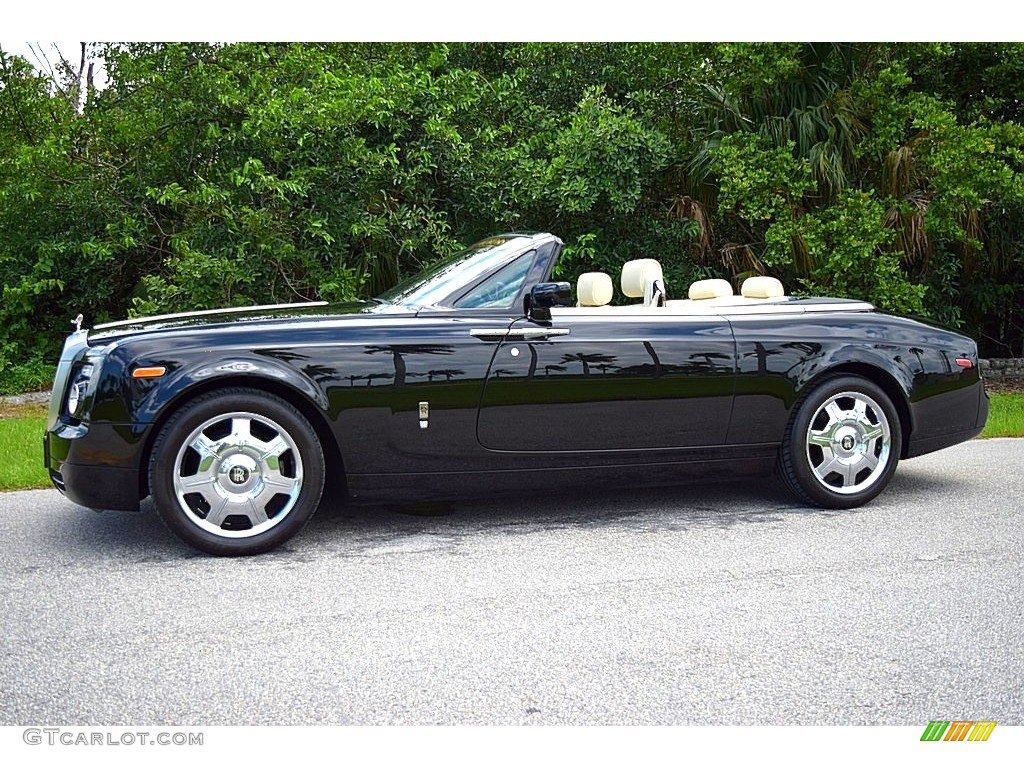 2008 Phantom Drophead Coupe  - Diamond Black / Light Creme photo #22