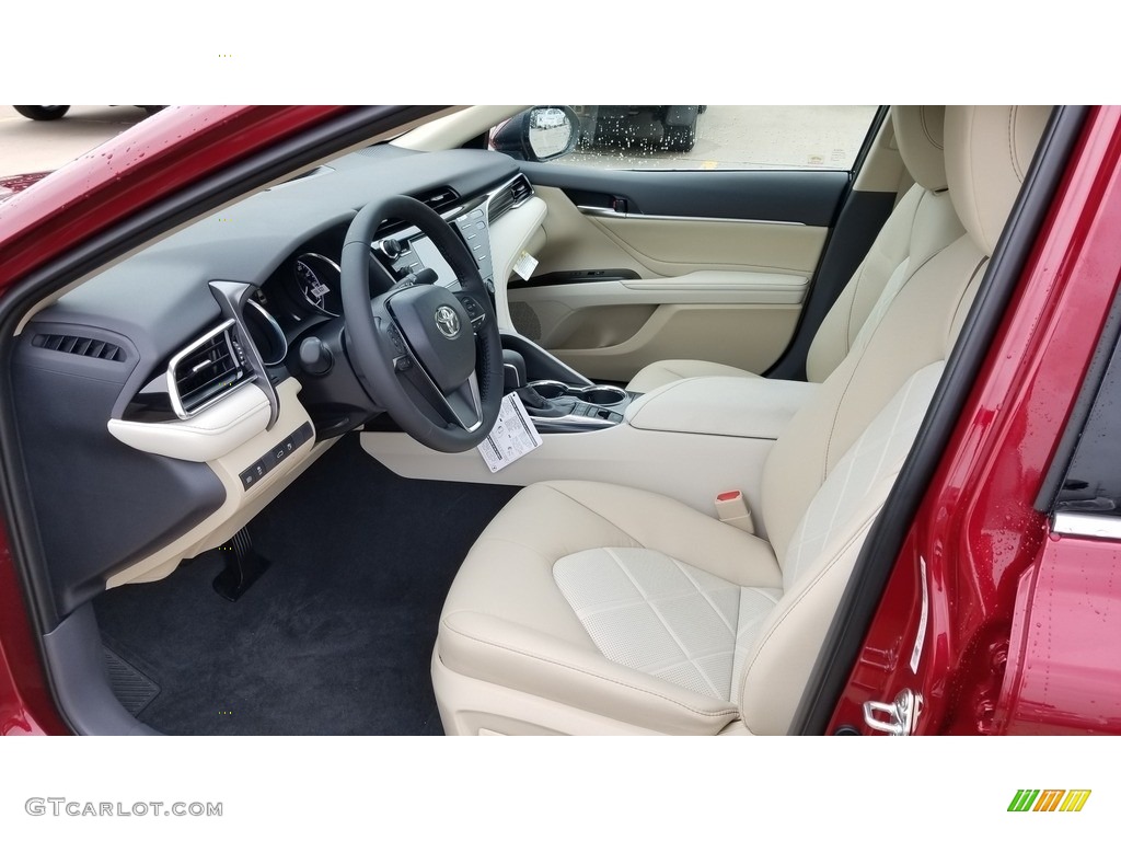 2018 Camry XLE - Ruby Flare Pearl / Macadamia photo #3