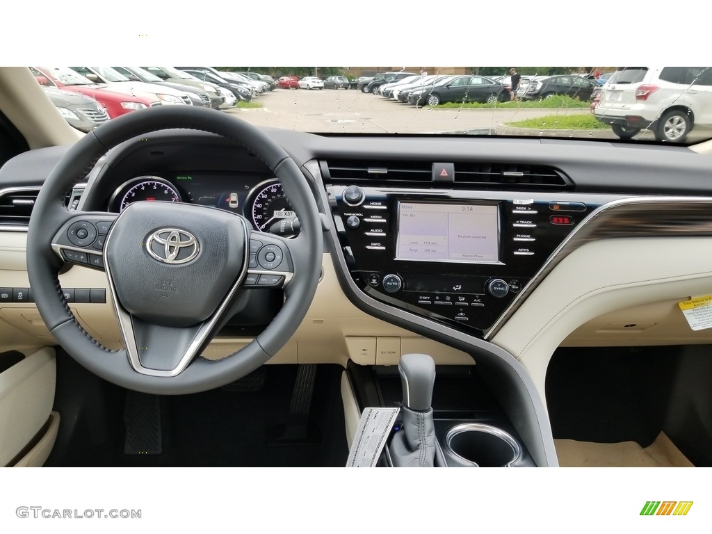 2018 Camry XLE - Ruby Flare Pearl / Macadamia photo #5