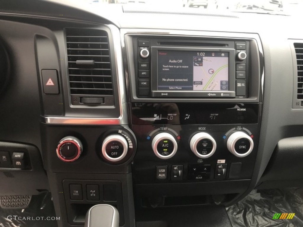 2018 Sequoia TRD Sport 4x4 - Midnight Black Metallic / Black photo #14