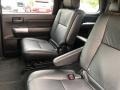 2018 Toyota Sequoia Black Interior Rear Seat Photo