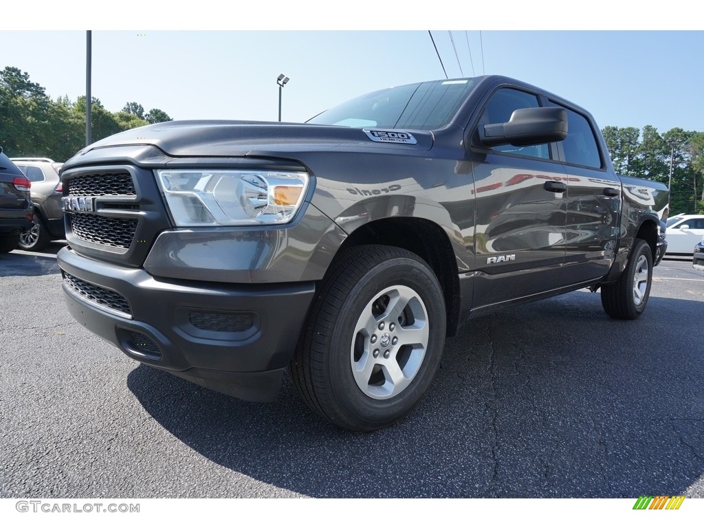 2019 1500 Tradesman Crew Cab - Granite Crystal Metallic / Black photo #3