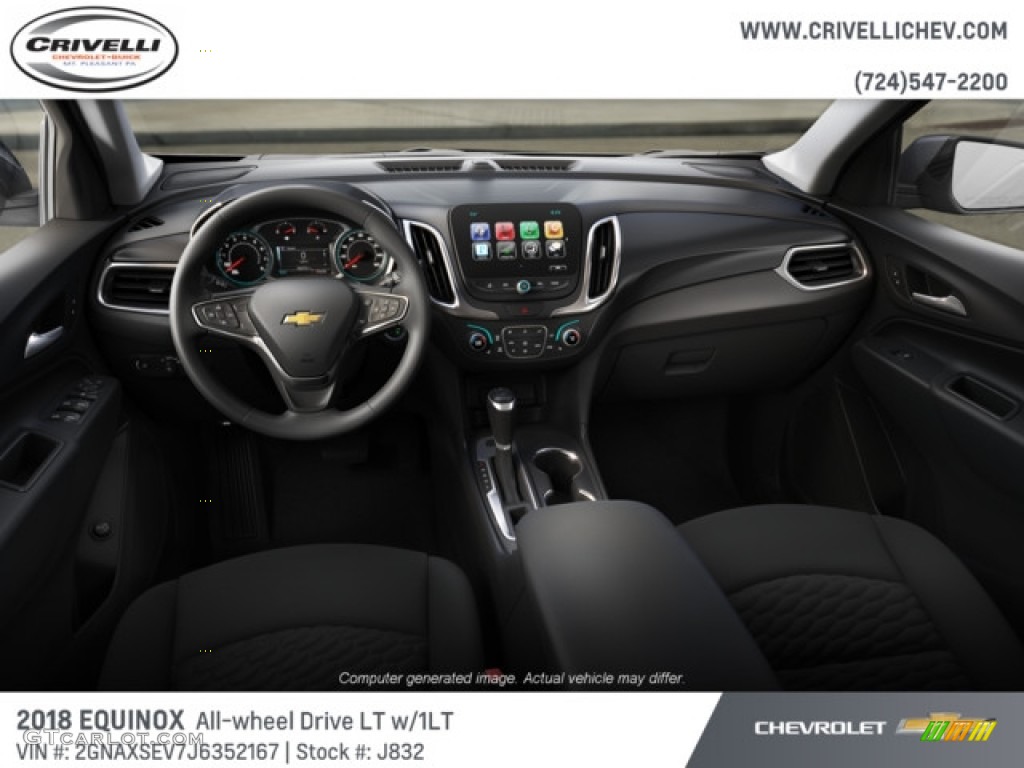 2018 Equinox LT AWD - Nightfall Gray Metallic / Jet Black photo #5