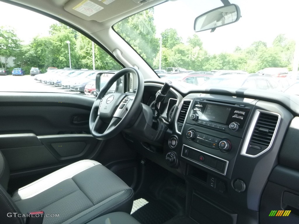 2018 TITAN XD S Crew Cab 4x4 - Glacier White / Black photo #10