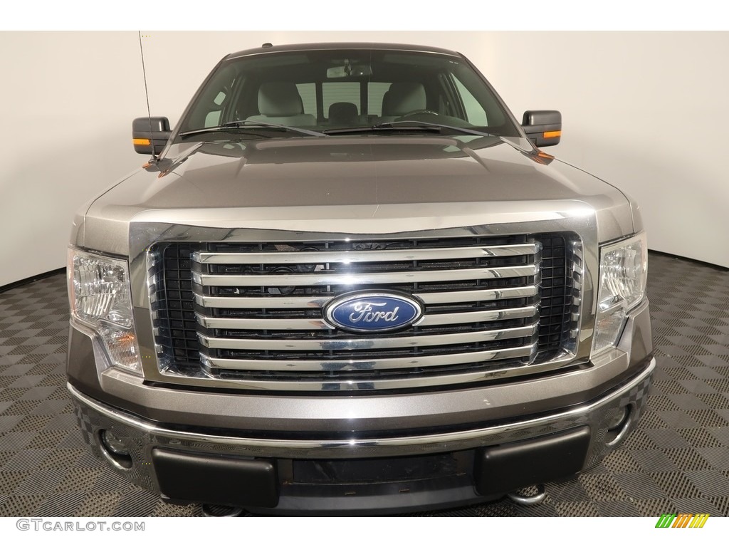 2011 F150 XLT SuperCab 4x4 - Sterling Grey Metallic / Steel Gray photo #6