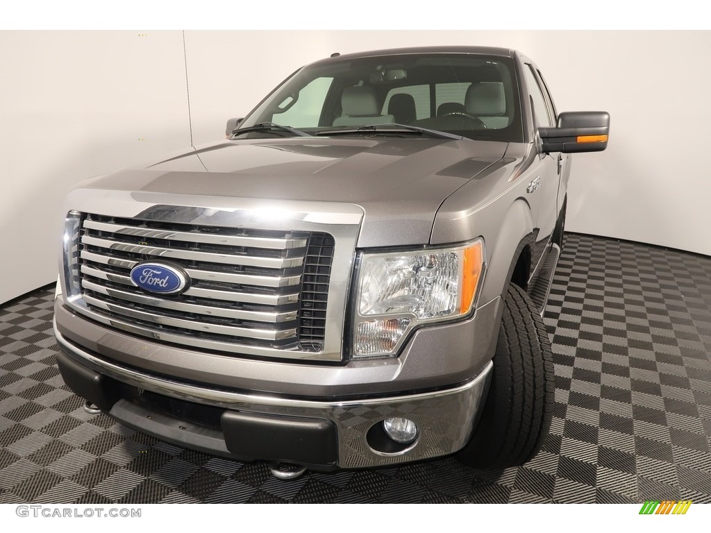 2011 F150 XLT SuperCab 4x4 - Sterling Grey Metallic / Steel Gray photo #7