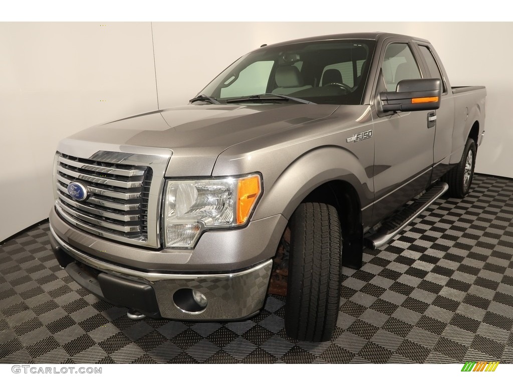 2011 F150 XLT SuperCab 4x4 - Sterling Grey Metallic / Steel Gray photo #8