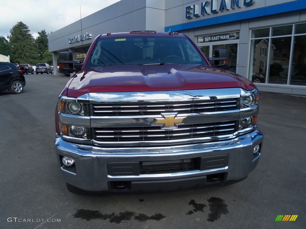 2018 Silverado 2500HD LT Double Cab 4x4 - Cajun Red Tintcoat / Jet Black photo #3