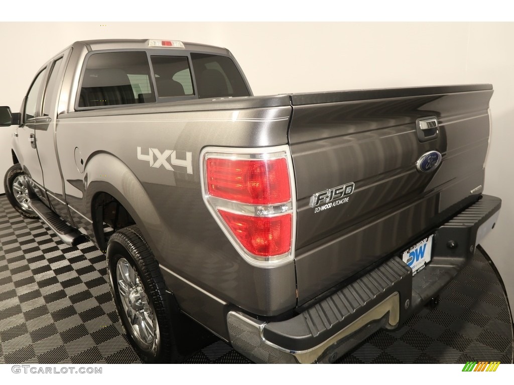 2011 F150 XLT SuperCab 4x4 - Sterling Grey Metallic / Steel Gray photo #10