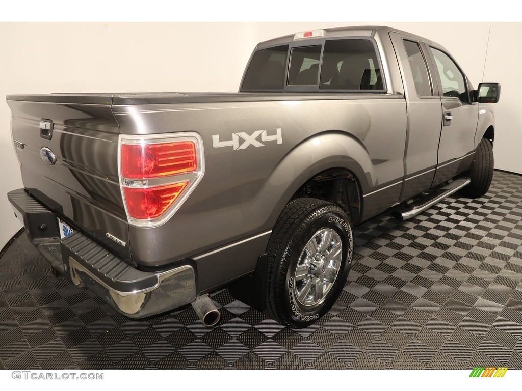 2011 F150 XLT SuperCab 4x4 - Sterling Grey Metallic / Steel Gray photo #12