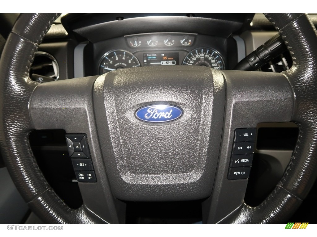 2011 F150 XLT SuperCab 4x4 - Sterling Grey Metallic / Steel Gray photo #14