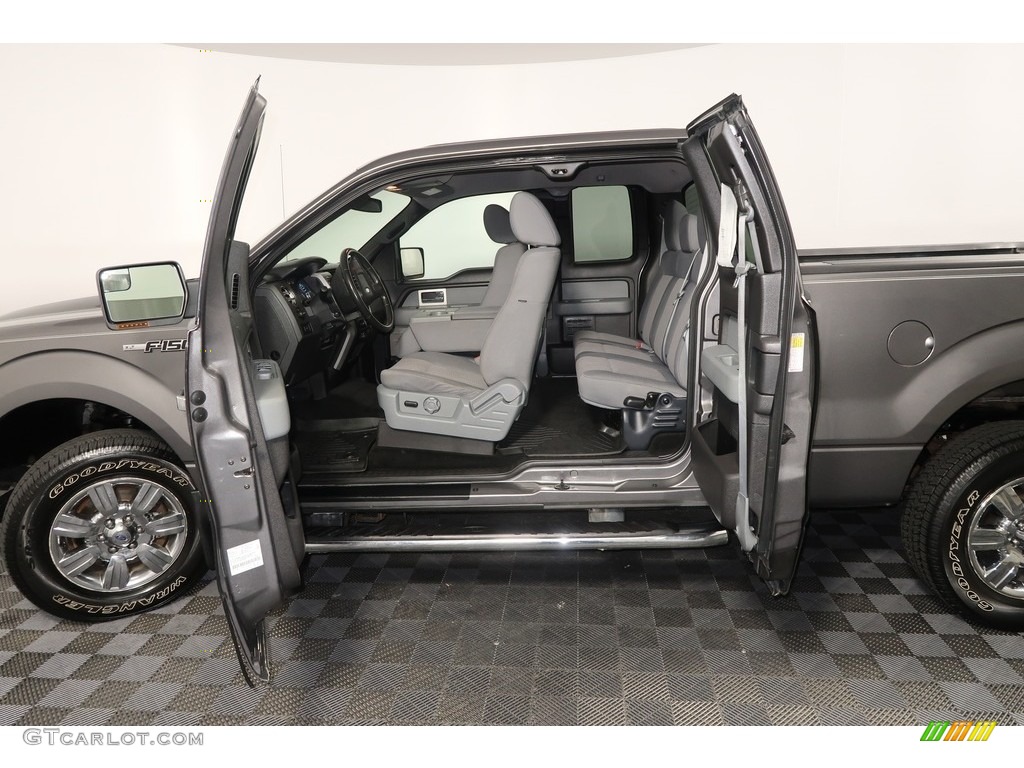2011 F150 XLT SuperCab 4x4 - Sterling Grey Metallic / Steel Gray photo #24