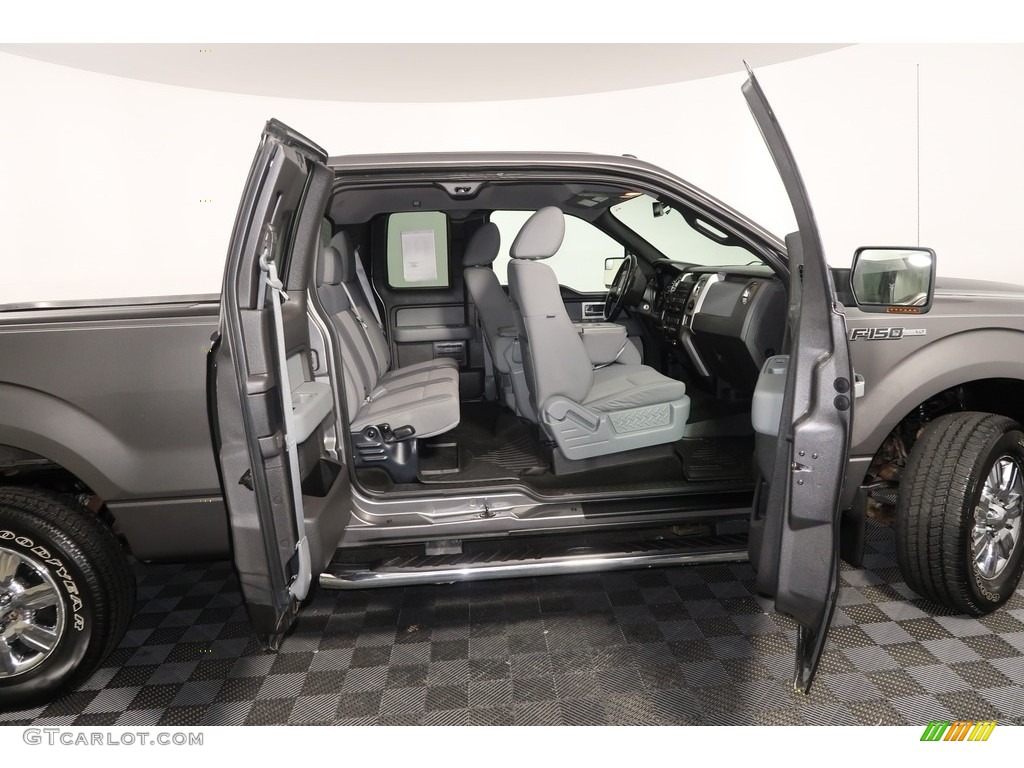 2011 F150 XLT SuperCab 4x4 - Sterling Grey Metallic / Steel Gray photo #25