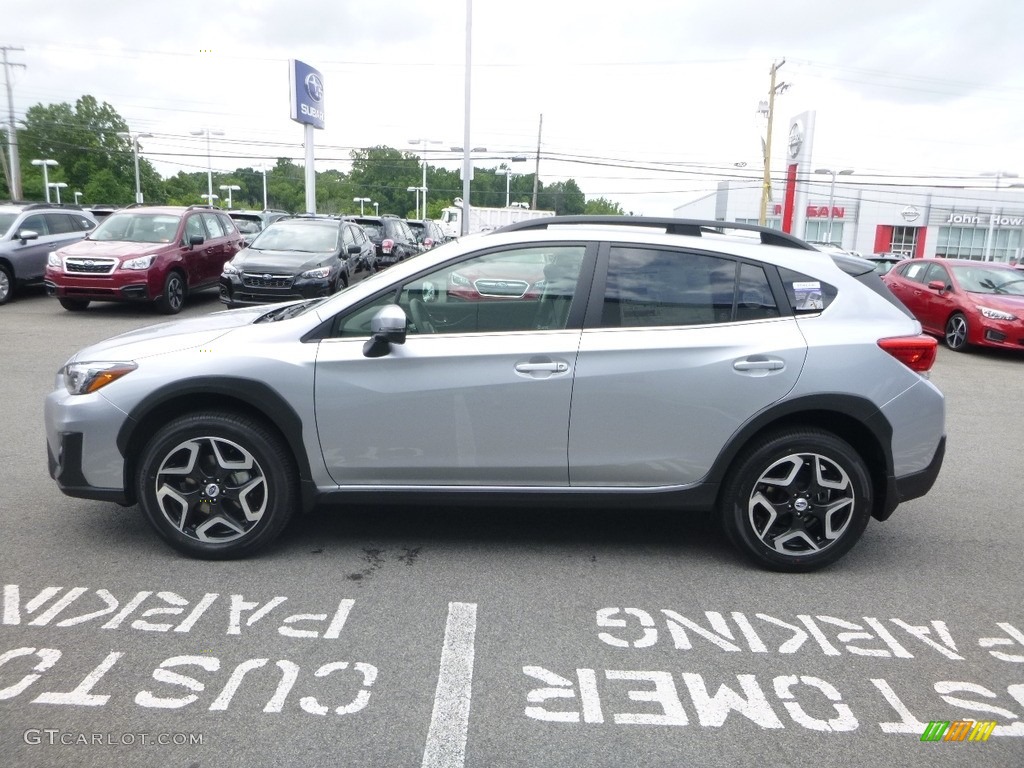 2018 Crosstrek 2.0i Limited - Ice Silver Metallic / Black photo #7