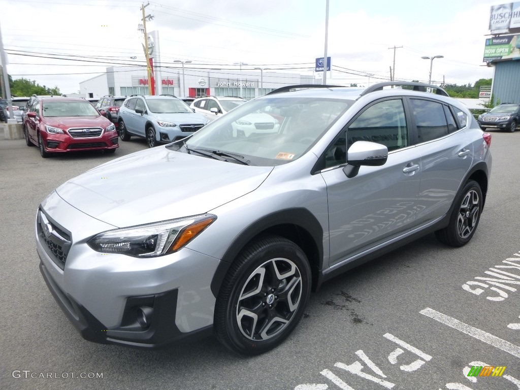 2018 Crosstrek 2.0i Limited - Ice Silver Metallic / Black photo #8