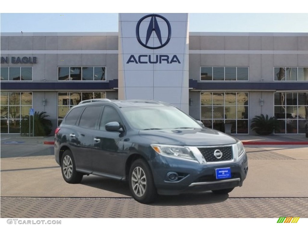 2014 Pathfinder SV AWD - Arctic Blue Metallic / Charcoal photo #1