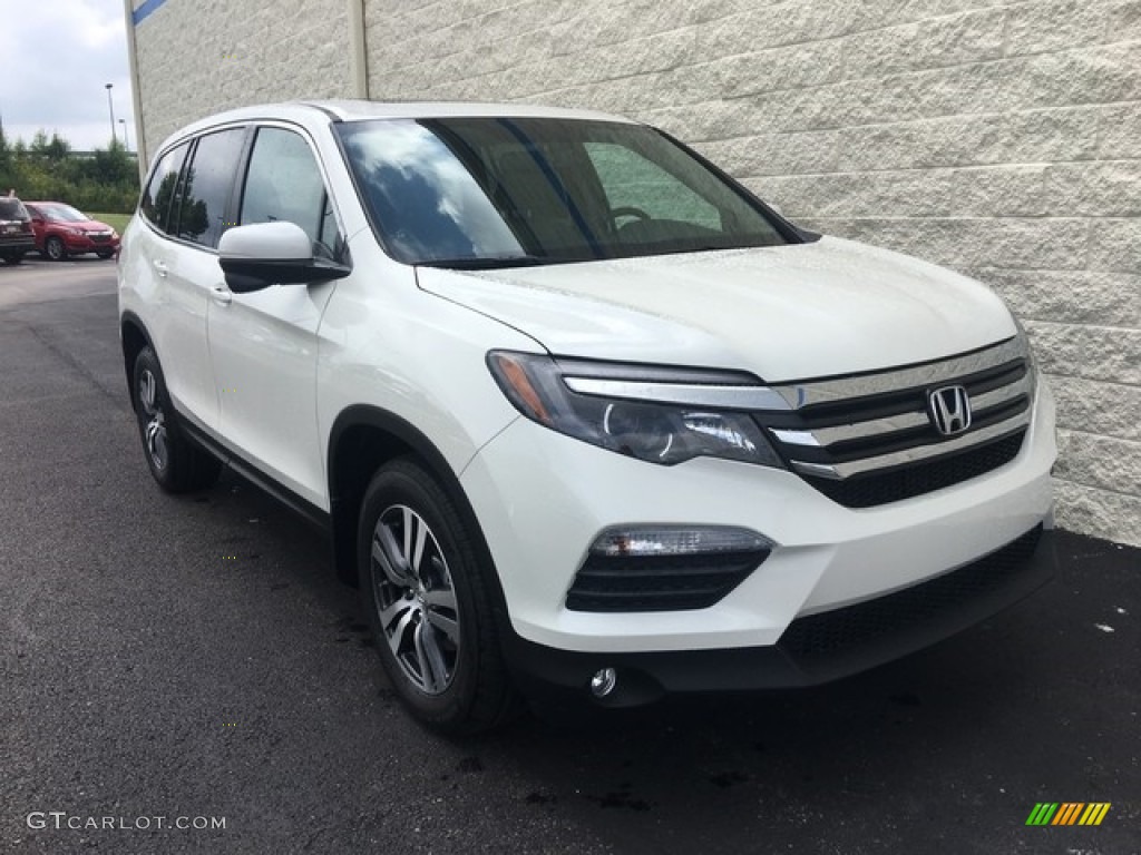 2018 Pilot EX-L AWD - White Diamond Pearl / Beige photo #1