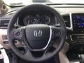 2018 Honda Pilot Beige Interior Steering Wheel Photo
