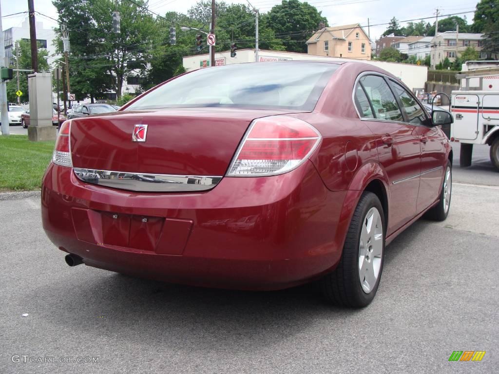 2007 Aura XE - Berry Red / Tan photo #5