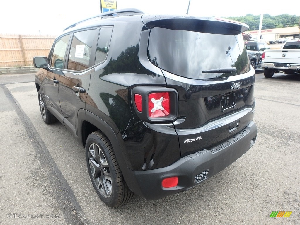 2018 Renegade Latitude 4x4 - Black / Black photo #3