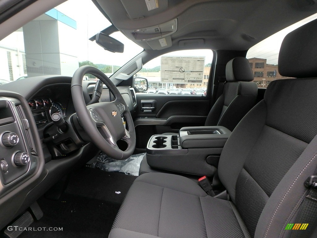 Jet Black Interior 2018 Chevrolet Silverado 1500 LT Regular Cab 4x4 Photo #127807673
