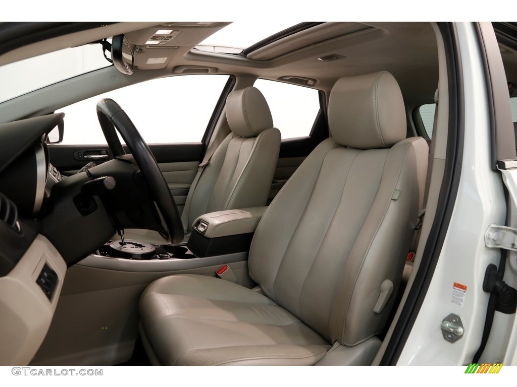 2010 CX-7 s Grand Touring - Crystal White Pearl Mica / Sand photo #5