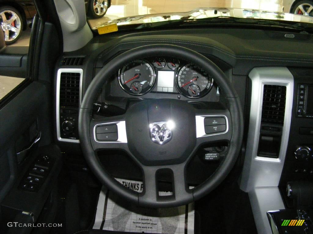 2009 Ram 1500 Sport Crew Cab - Inferno Red Crystal Pearl / Dark Slate Gray photo #10