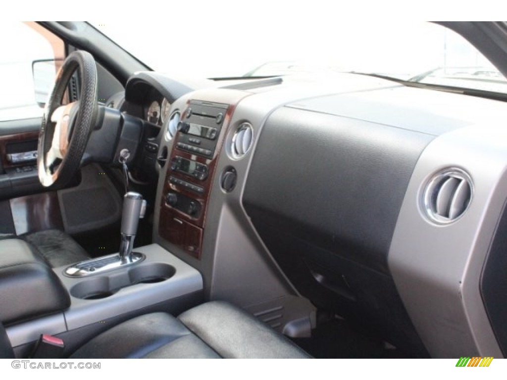 2006 F150 Lariat SuperCrew - Dark Shadow Grey Metallic / Black photo #31