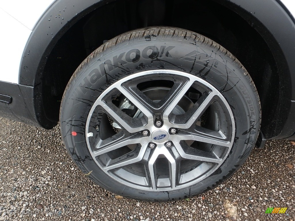 2018 Explorer Sport 4WD - White Platinum / Ebony Black photo #2