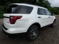2018 White Platinum Ford Explorer Sport 4WD  photo #3
