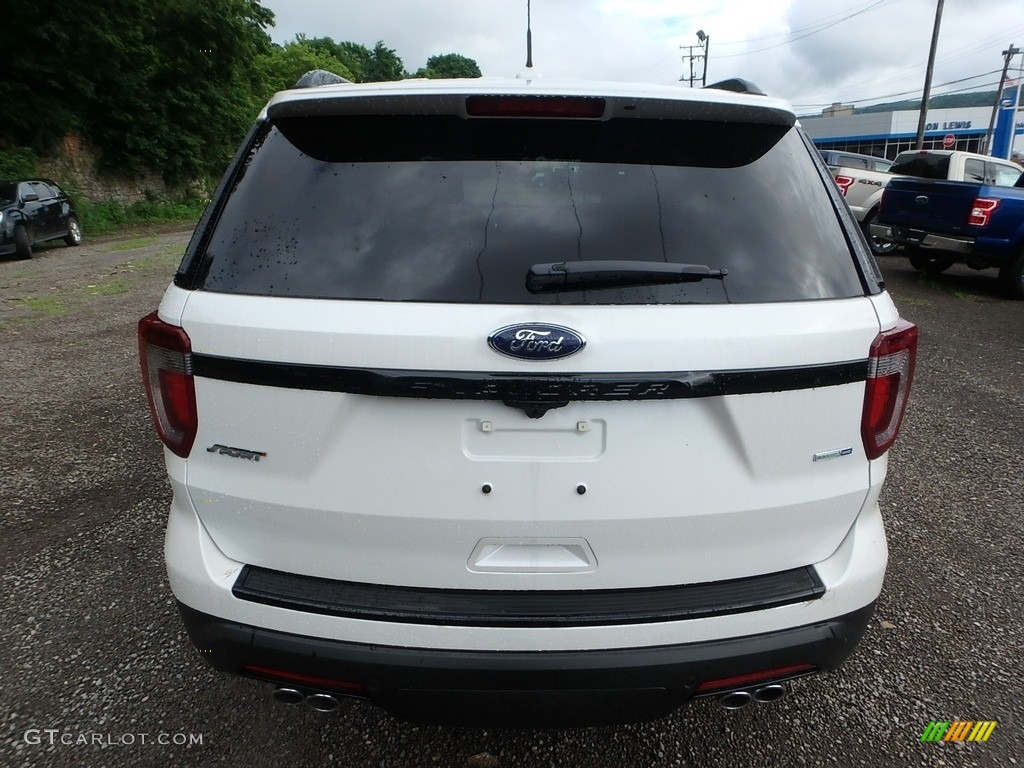 2018 Explorer Sport 4WD - White Platinum / Ebony Black photo #4