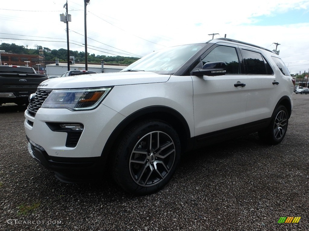 2018 Explorer Sport 4WD - White Platinum / Ebony Black photo #7
