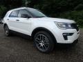2018 White Platinum Ford Explorer Sport 4WD  photo #9